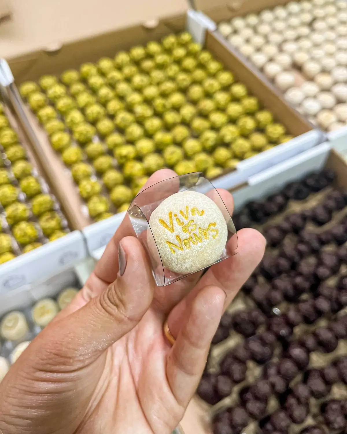 Trabalho artesanal da Quero Brigadeiro