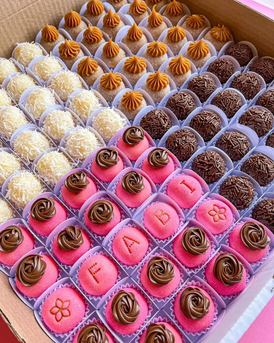 Trabalho artesanal da Quero Brigadeiro
